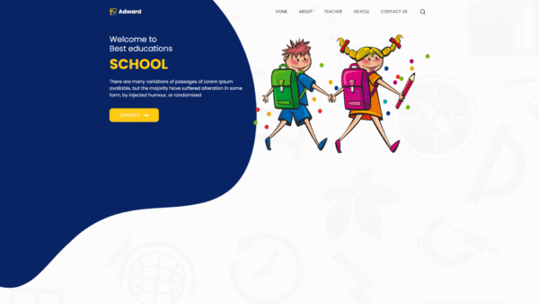 edu2.doodlebyte.in Education Template 2