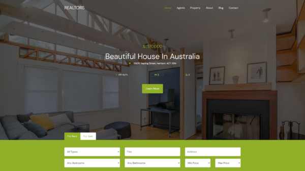 realestate20.doodlebyte.in RealEstate Template 20