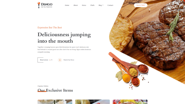 Restaurant Template 11