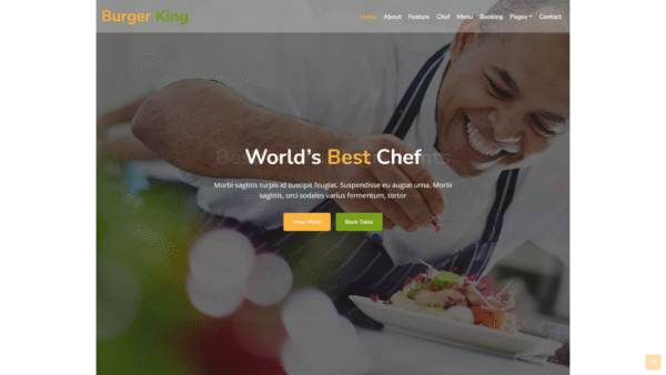 Restaurant Template 3