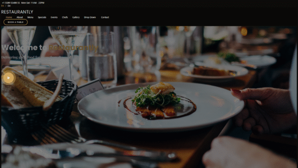 restaurant34.doodlebyte.in Restaurant Template 34