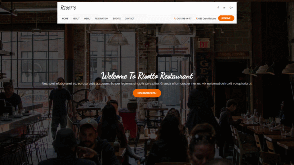 restaurant37.doodlebyte.in Restaurant Template 37