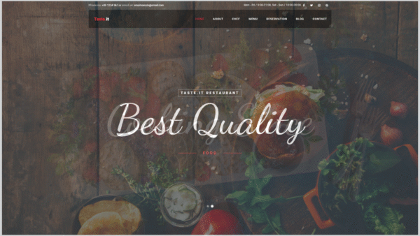 Restaurant Template 39