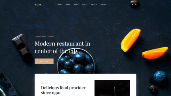 Restaurant Template 5