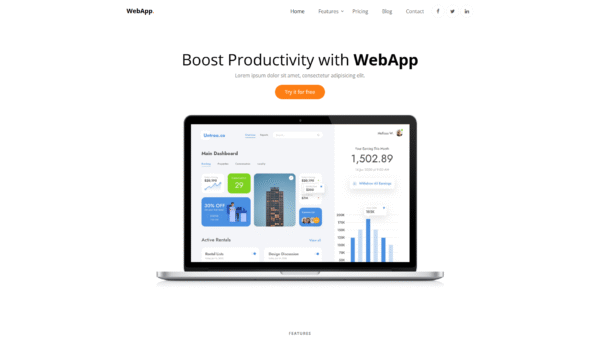 webapp30.doodlebyte.in WebApp Template 30